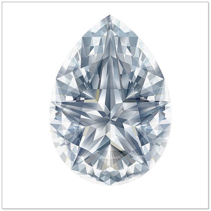 The Pear Shaped Stardiamond™ Cut
